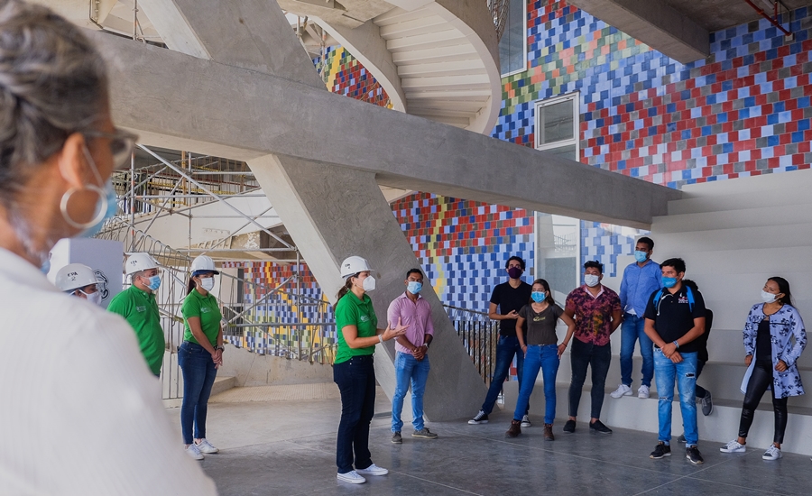 100 estudiantes de la Escuela Distrital de Arte iniciaron visitas a la Fábrica de Cultura de Barranquilla