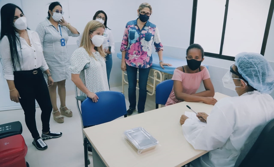 Gobernadora del Atlántico entregó renovado puesto de salud en Hibácharo