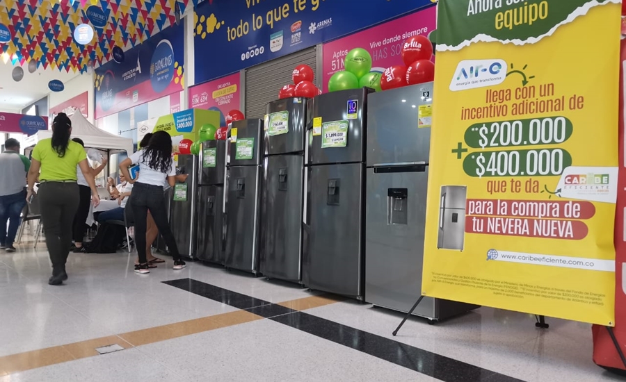 La feria de los descuentos de Caribe Eficiente continua el centro comercial Nuestro Atlántico