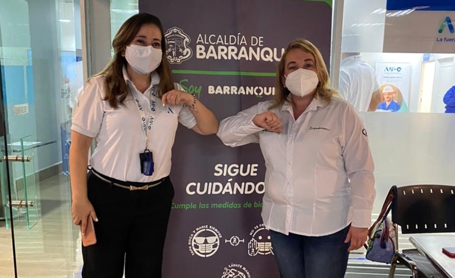 En alianza con Alcaldía de Barranquilla, Air-e vacunó a sus colaboradores
