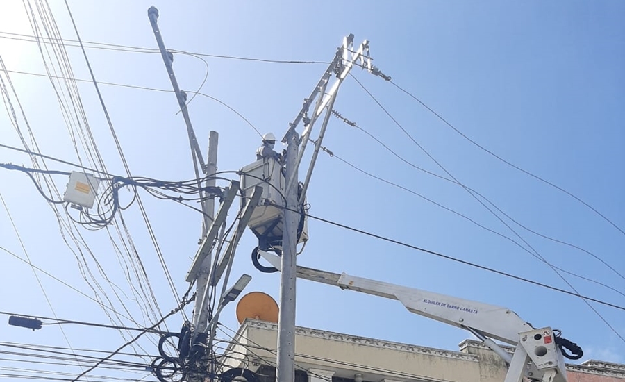 Air-e realiza adecuación de redes en La Libertad, Las Estrellas y La Victoria