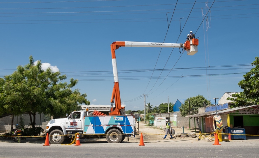 Air-e realiza mejora de redes eléctricas en San José y Paraíso
