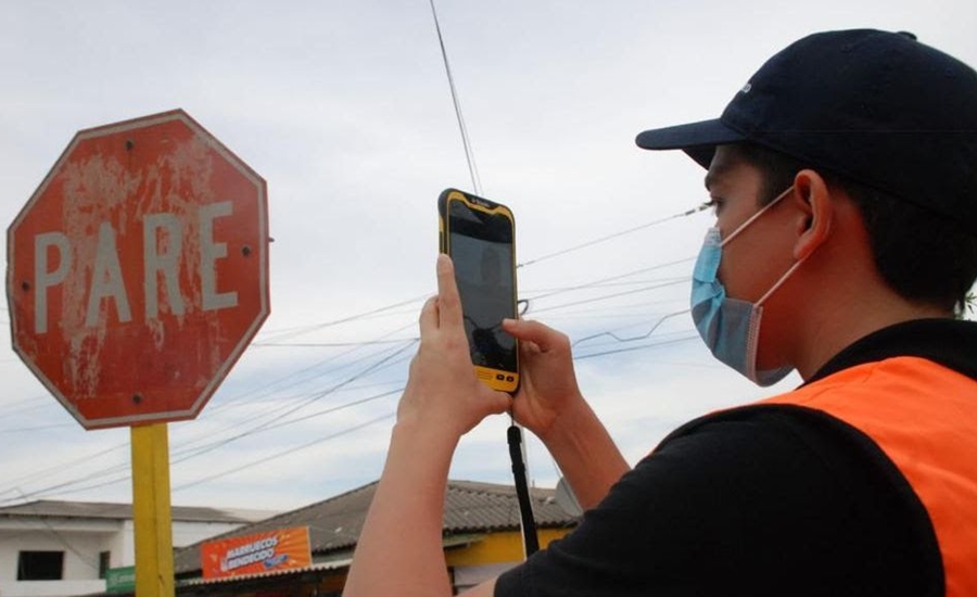Con tecnología de punta, Tránsito del Atlántico recopila datos sobre el estado y señalización de las vías para su mejoramiento