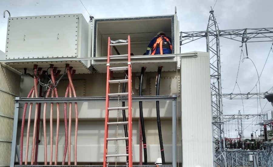 Air-e realiza mantenimiento de alta tensión en las subestaciones Malambo y Sabanagrande