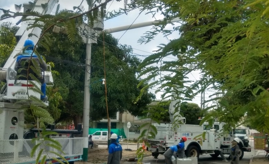 1.557 familias beneficiadas con reposición de redes eléctricas en el barrio La Unión