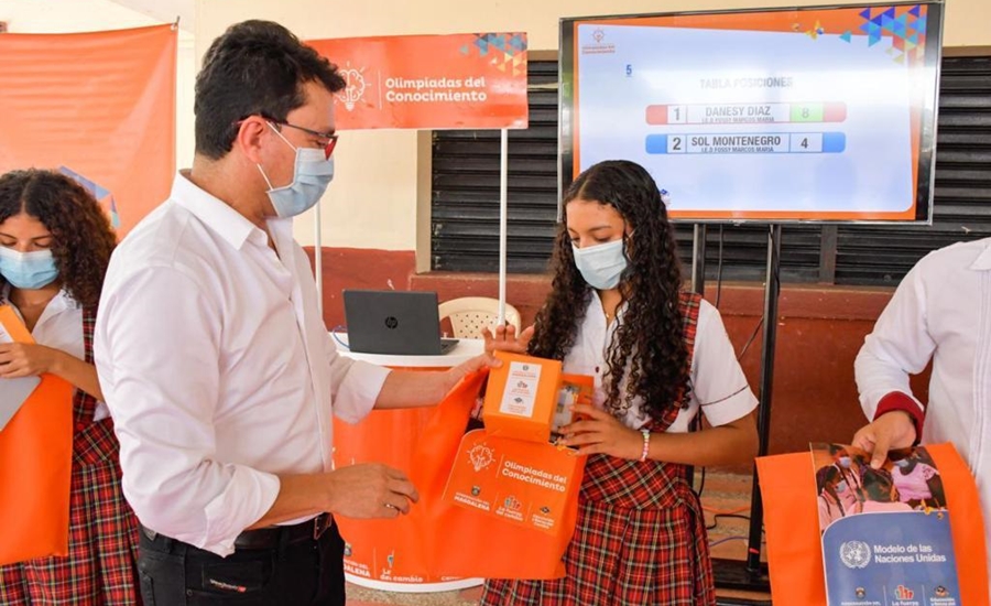 Jóvenes de grados 10 y 11 de colegios públicos del Magdalena participarán en Olimpiadas del Conocimiento