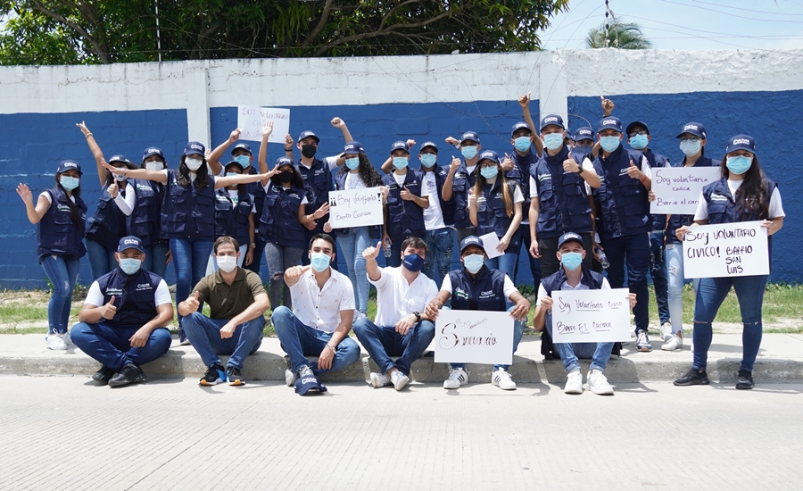 Comenzó el Voluntariado Cívico que trabajará por la cultura ciudadana en los barrios de Barranquilla