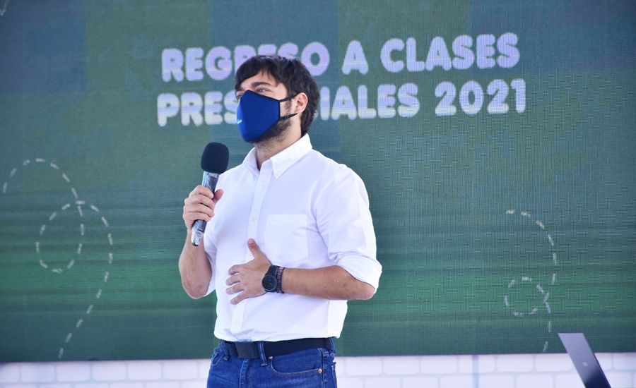 «Con un retorno seguro, los niños y jóvenes vuelven a encontrarse con la oportunidad de aprender y soñar»: alcalde Pumarejo