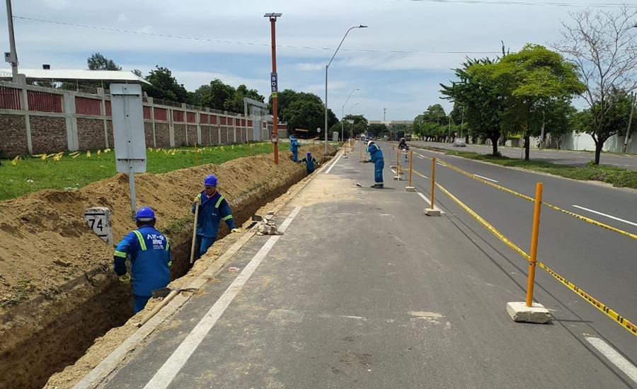 Con una inversión de $4.238 millones Air-e construye nuevo circuito eléctrico en Malambo
