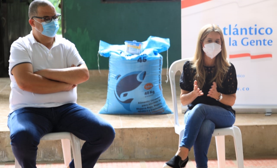 Gobernadora del Atlántico entregó 5 mil alevinos de tilapia e insumos para su ciclo productivo a la etnia Mokaná de Sibarco