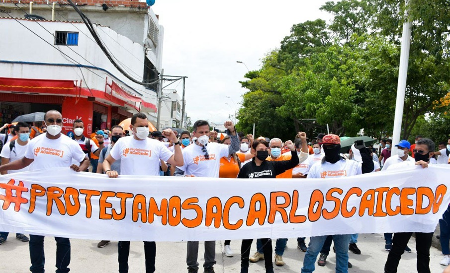 Sectores sociales y sindicatos del Magdalena rechazan plan de atentado contra el Gobernador Caicedo