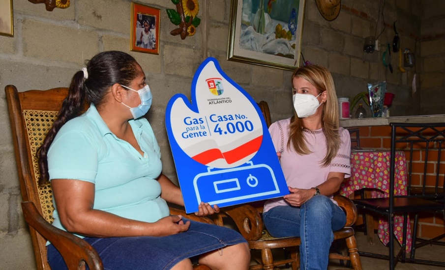 4 mil hogares del Atlántico ya están conectados al ‘Gas para la Gente’