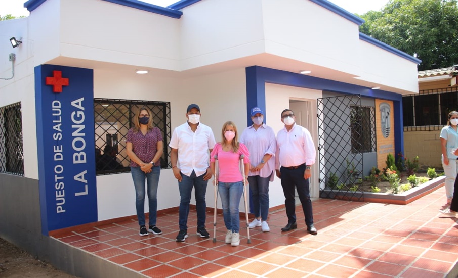 Alcalde de Malambo inauguró obras de remodelación en puesto de salud San Martín y La Bonga