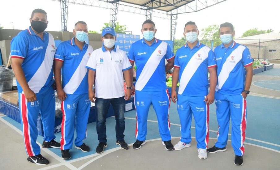 Indeportes inició maratónica jornada de entrega de implementación deportiva en los municipios