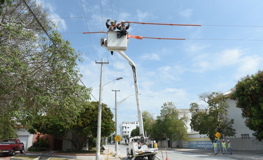 Este lunes 2 de agosto Air-e realiza instalación de redes en sectores de Me Quejo y Riomar