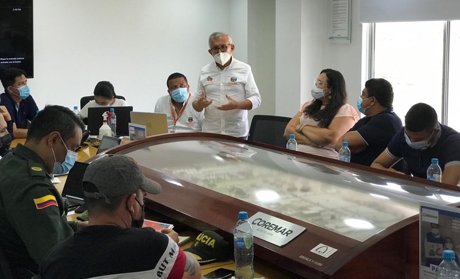 Gobernación y autoridades  acuerdan plan de acción contra la delincuencia en Palermo