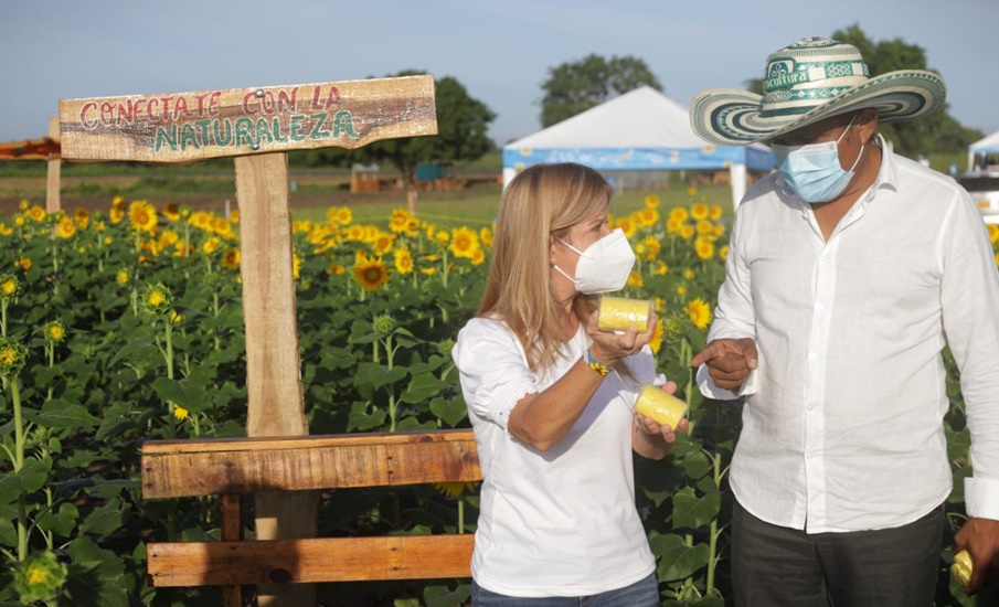 «La Ruta del Girasol está generando más de 100 empleos para los jóvenes en Malambo”: Elsa Noguera