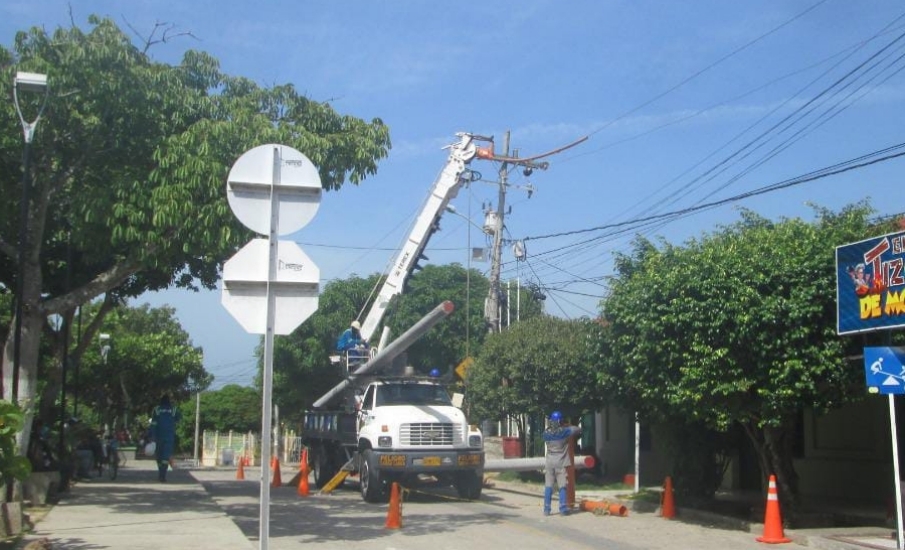 Remodelación de redes en zona comercial de Galapa avanza en 60%: Air-e