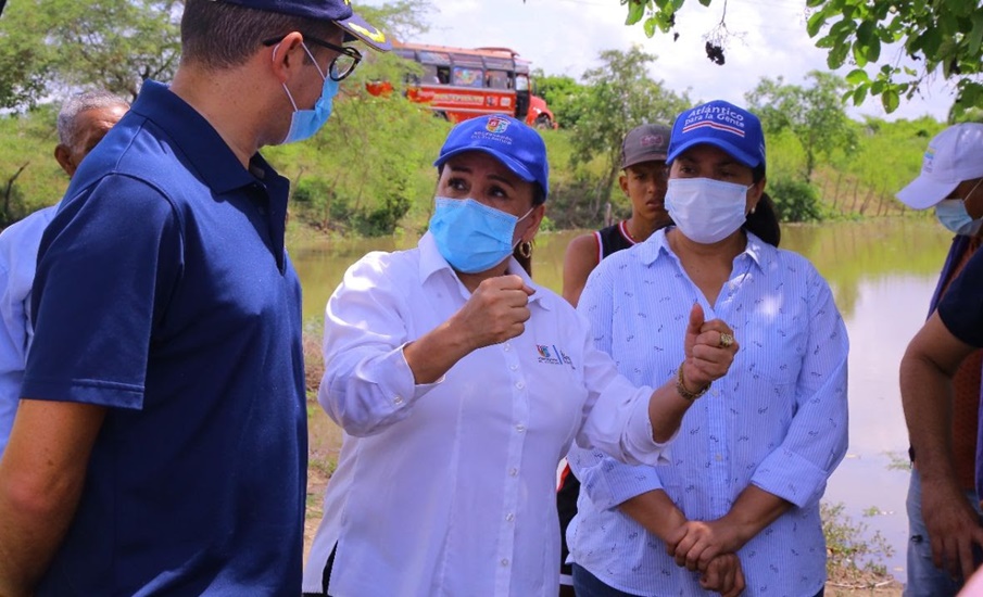 En coordinación con municipios del sur del Atlántico, Gobernación adelanta acciones para mitigar emergencias en el Canal del Dique