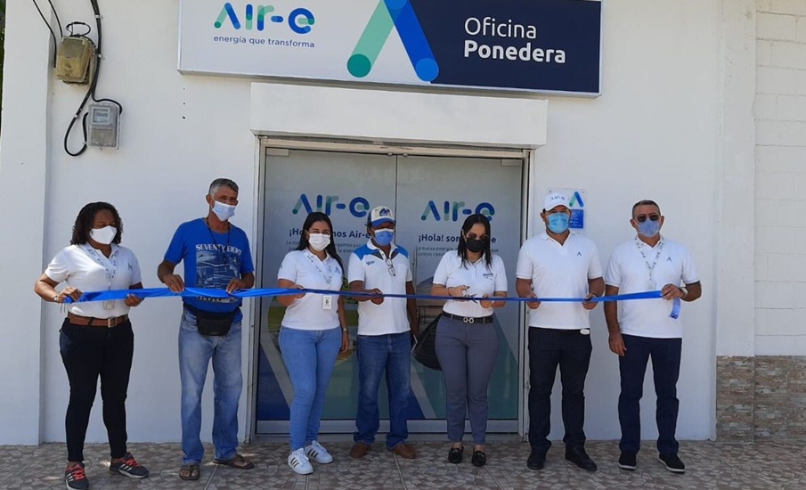 Air-e inaugura oficina comercial en el municipio de Ponedera