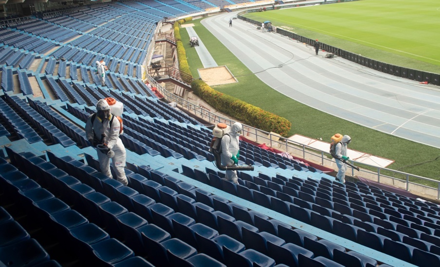 Nuevamente, Rentokil Initial preparó el Metropolitano de Barranquilla, con protocolos de bioseguridad para el encuentro de Colombia vs. Chile