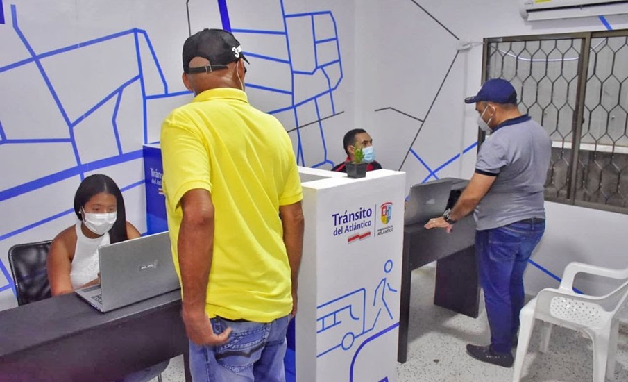 Tránsito del Atlántico inauguró en Juan de Acosta su primera oficina informativa