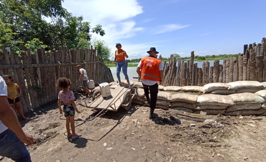 Emergencia en cuatro corregimientos de Plato por desbordamiento del río Magdalena