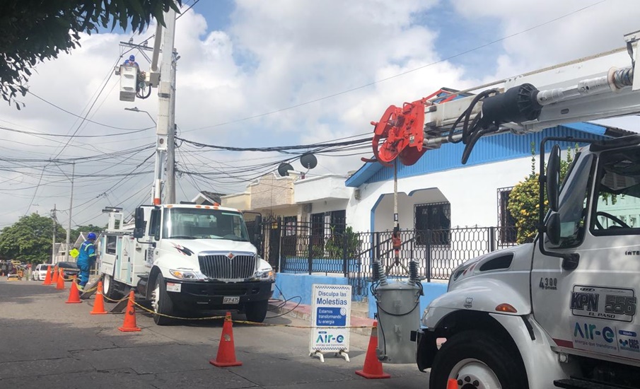 Etapa final de las obras de reposición de redes eléctricas en el barrio El Carmen