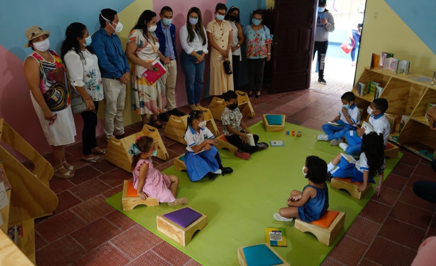 Gobernación del Atlántico y Mineducación entregan Sala de Lectura para la Primera Infancia