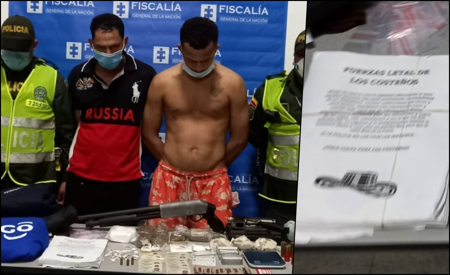 En el barrio San José cayeron dos presuntos integrantes de ‘Los Costeños’ por el robo de una moto