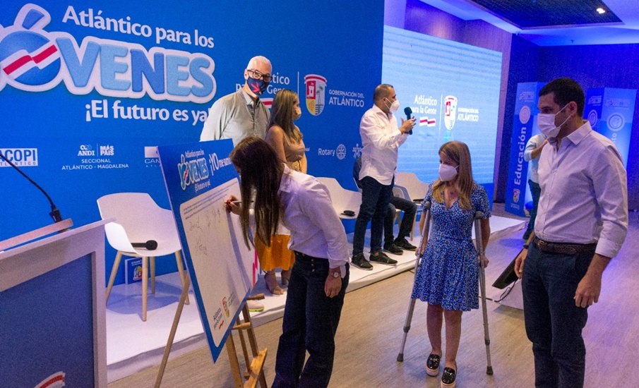 55 empresarios se unieron para trabajar por un Atlántico para los Jóvenes