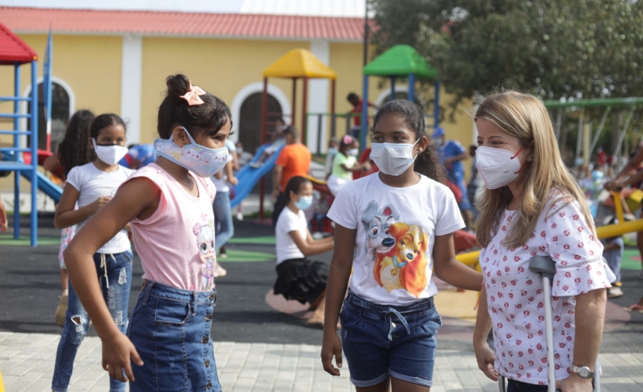 Gobernadora del Atlántico entregó espacios públicos recuperados en Ponedera