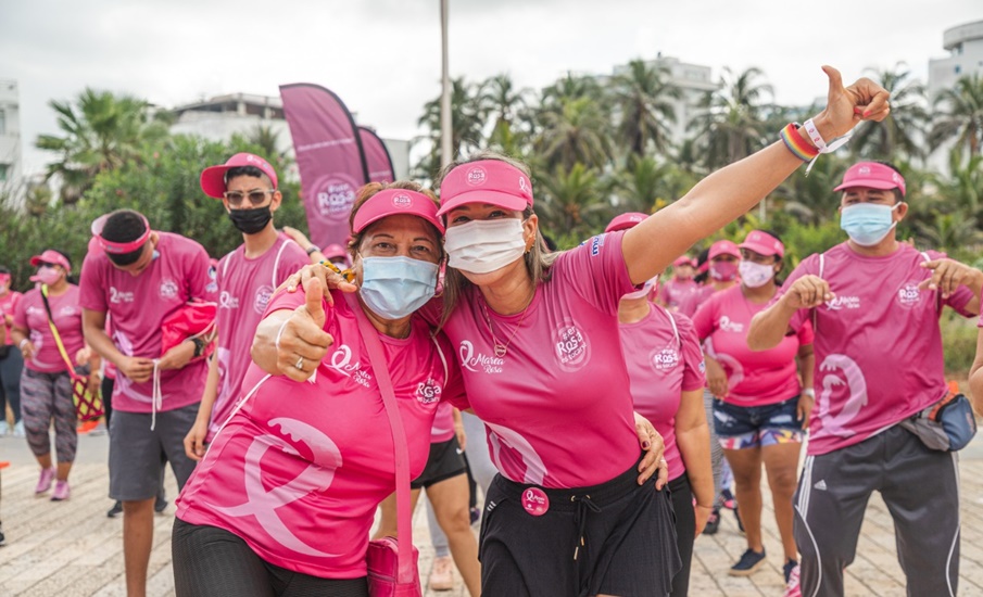 La Marea Rosa se mueve contra el cáncer de mama en el Caribe colombiano