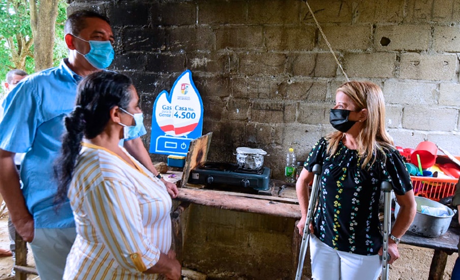 «4.500 familias atlanticenses ya disfrutan los beneficios del ‘Gas para la Gente'»: Elsa Noguera
