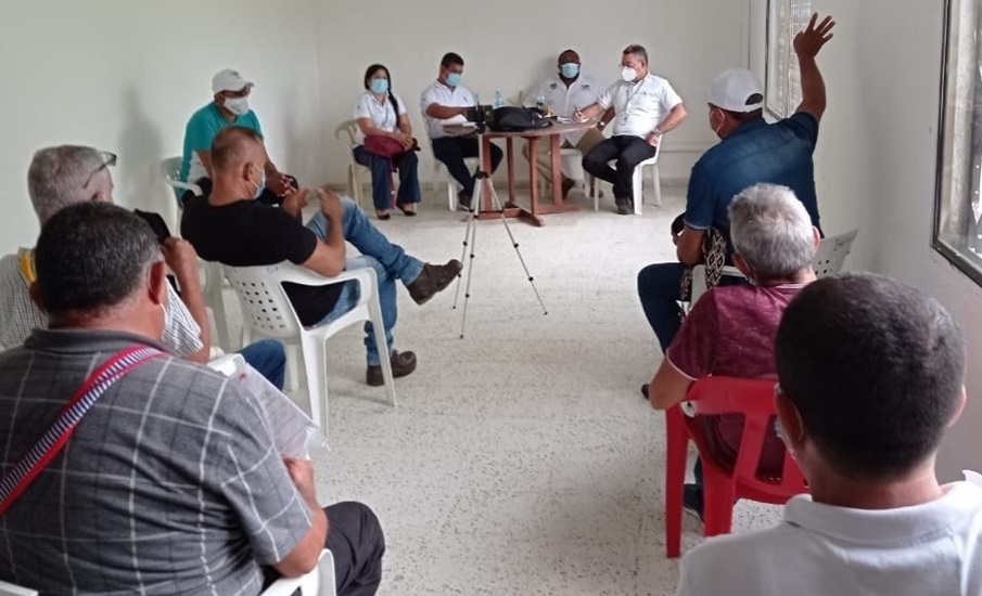 Air-e desarrolló mesa de trabajo con Personería y comunidad de Juan de Acosta