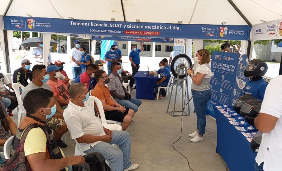 Atlántico sigue sumando ‘Motobacanes’ que contribuyen a garantizar la seguridad vial
