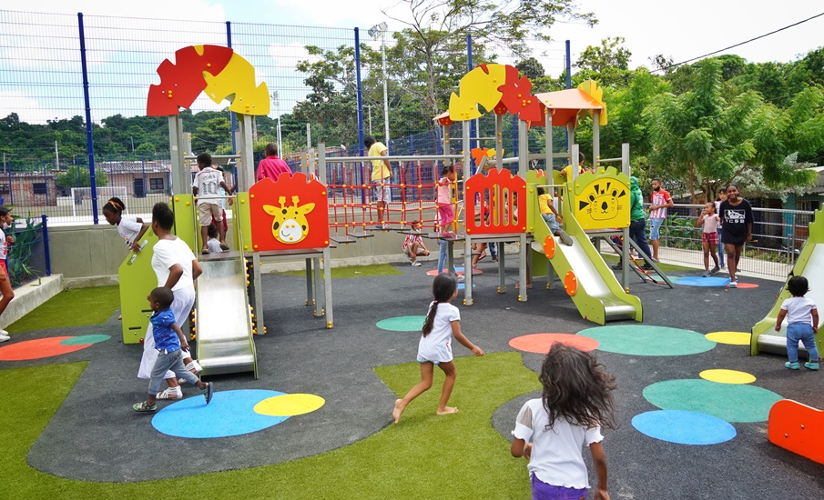 Barranquilla, un parque recuperado cada 800 metros 