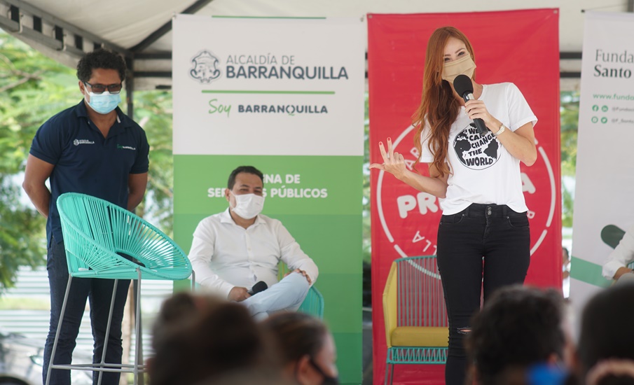‘Recicla por BAQ’ llegó a Villas de San Pablo para generar conciencia sobre manejo de residuos
