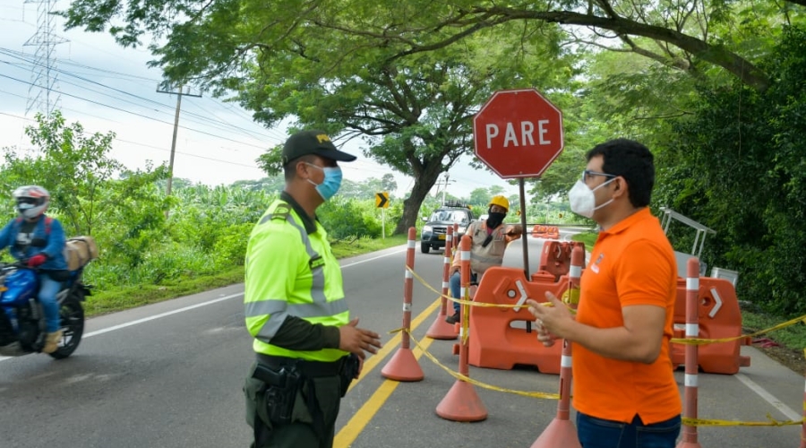 Gobernación del Magdalena lidera operativos para agilizar el tránsito en vías del departamento