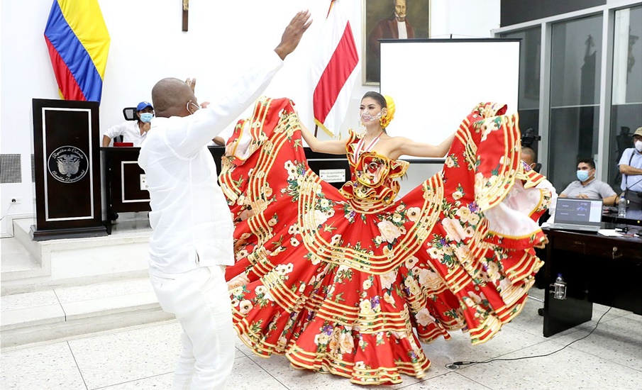 Orden de Barlovento en el grado de Gran Caballero a la Reina del Carnaval de Barranquilla 2022