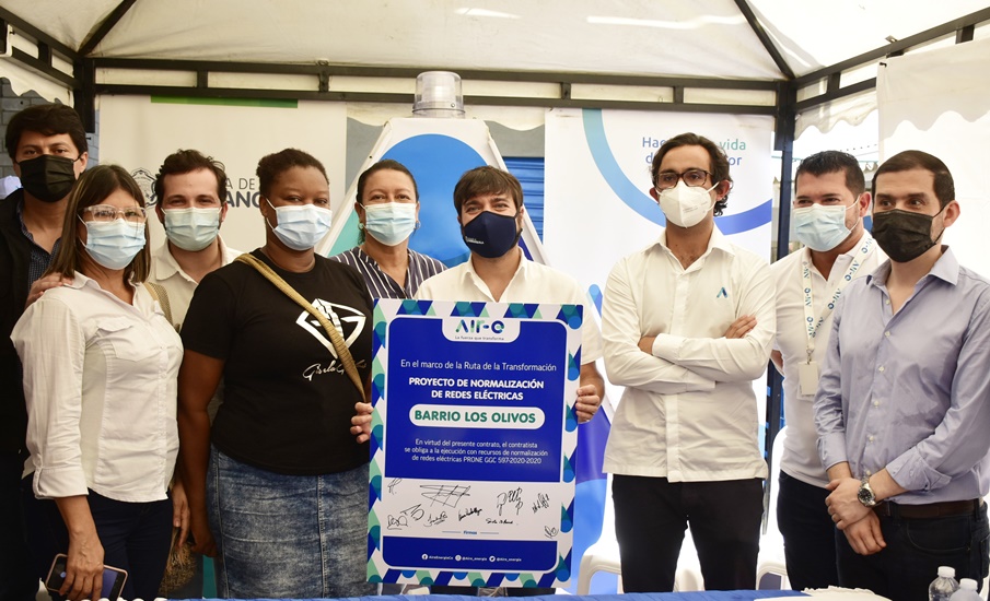 3.135 habitantes del barrio Los Olivos se beneficiarán con la normalización eléctrica