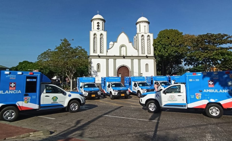 Gobernación completó entrega de 17 ambulancias a hospitales municipales del Atlántico