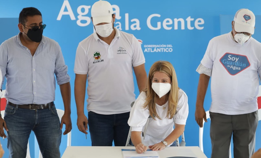 “Con el acueducto del mar vamos a doblar la producción de agua potable y almacenamiento para garantizar el servicio”: Elsa Noguera