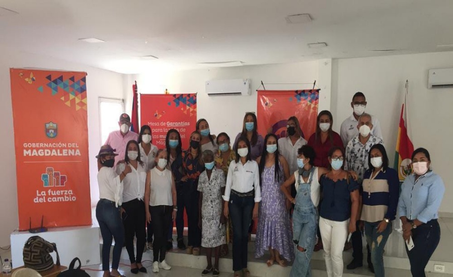 Gobernación realizó primera mesa de garantías para la vida de las mujeres del Magdalena