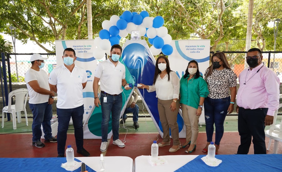 Air-e inauguró modernización de redes en el corredor comercial de Galapa