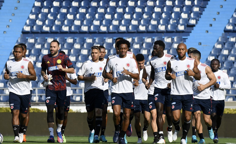 Selección Colombia entrenó en el estadio Metropolitano