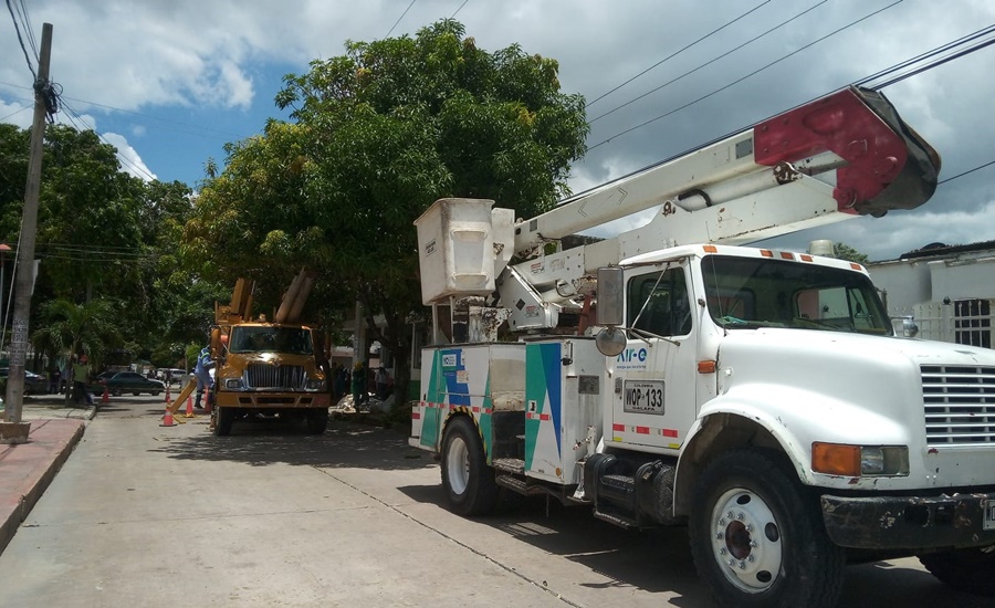 Air-e instala redes eléctricas en San Felipe