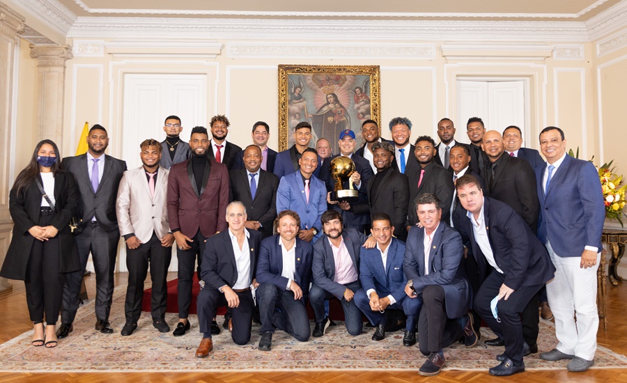 Tras reunión con alcalde Pumarejo, presidente Duque ratifica respaldo del Gobierno nacional al béisbol colombiano 