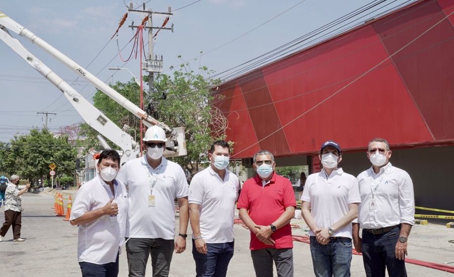 Air-e puso en operación Big Jumper para facilitar labores de mejora del servicio de energía