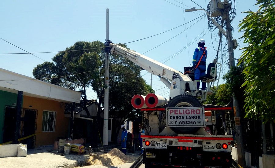 Air-e normalizará el servicio eléctrico de 1.224 familias de Los Ángeles Uno
